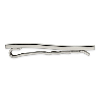Titanium Polished Tie Bar - Birthstone Company