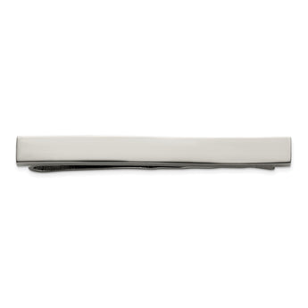 Titanium Polished Tie Bar - Birthstone Company