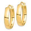 14k High Polished 5mm Hoop Earrings