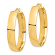 14k High Polished 7mm Hoop Earrings
