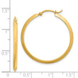 14K Polished Hoop Earrings