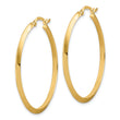 14K Polished Hoop Earrings