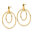 14k Polished Post Dangle Earrings