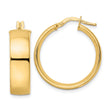14K Polished Hoop Earrings