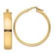 14K Polished Hoop Earrings