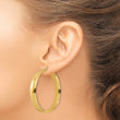 14K Polished Hoop Earrings