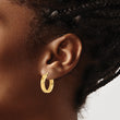 14K Polished Hoop Earrings