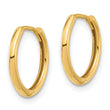 14K Polished Hinged Hoop Earrings