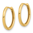 14K Polished Hinged Hoop Earrings