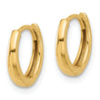 14K Polished Hinged Hoop Earrings