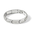 Tungsten Polished and Satin 8.25in Bracelet - Birthstone Company