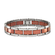 Chisel Tungsten Polished Brown IP-plated 8.5 inch Bracelet