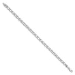 14k White Gold Double Link Charm Bracelet