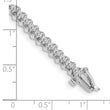 14k White Gold AA Diamond Tennis Bracelet