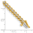 14k Complete 1.4 carat Round VS Diamond Fancy Spiral 7 inch Tennis Bracelet - Birthstone Company