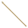 14k Complete 1.95 carat Round A Diamond Fancy Spiral 7 inch Tennis Bracelet - Birthstone Company