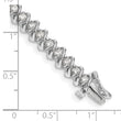 14k White Gold AA Diamond Tennis Bracelet