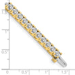 14k Complete 7.5 carat Round AA Diamond 4-prong 7 inch Tennis Bracelet - Birthstone Company
