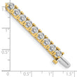 14k Complete 12.5 carat Round AA Diamond 4-prong 7 inch Tennis Bracelet - Birthstone Company
