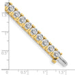 14k Complete 17 carat Round VS Diamond 4-prong 7 inch Tennis Bracelet - Birthstone Company