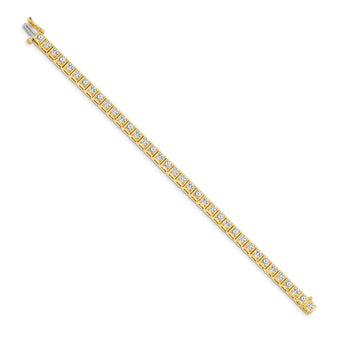 14k AA Diamond Tennis Bracelet