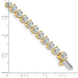 14k AA Diamond Tennis Bracelet