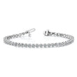 14k White Gold AA Diamond Tennis Bracelet