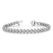 14k White Gold AA Diamond Tennis Bracelet