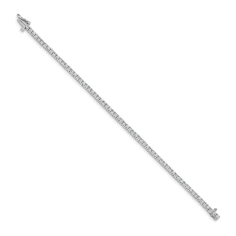 14k White Gold AA Diamond Tennis Bracelet
