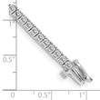 14k White Gold AA Diamond Tennis Bracelet