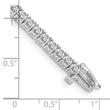 14k White Gold AA Diamond Tennis Bracelet