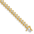 14k AA Diamond Tennis Bracelet