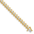 14k AA Diamond Tennis Bracelet