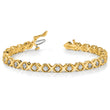 14k AA Diamond Tennis Bracelet