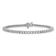 14k White Gold AA Diamond Tennis Bbracelet