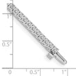 14k White Gold AA Diamond Tennis Bbracelet