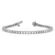 14k White Gold AA Diamond Tennis Bracelet
