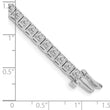 14k White Gold AA Diamond Tennis Bracelet