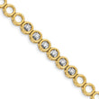 14k Complete 3/4 carat Round AAA Diamond Circle Add-A-Diamond 7 inch Tennis Bracelet