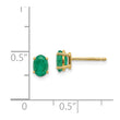 14K Emerald Earrings May