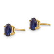 14K Sapphire Earrings September - Birthstone Company