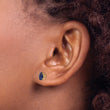 14K Sapphire Earrings September - Birthstone Company