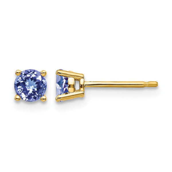 14k Tanzanite Earrings - Birthstone Company