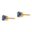 14k Sapphire Post Earrings - Birthstone Company
