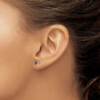 14k Sapphire Post Earrings - Birthstone Company