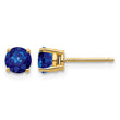 14k Sapphire Post Earrings - Birthstone Company