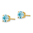 14k Aquamarine Earrings - Birthstone Company