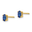 14k Sapphire Post Earrings - Birthstone Company