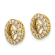 14K A Diamond Earring Jacket - Birthstone Company