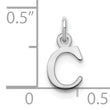 10KW Cutout Letter C Initial Charm